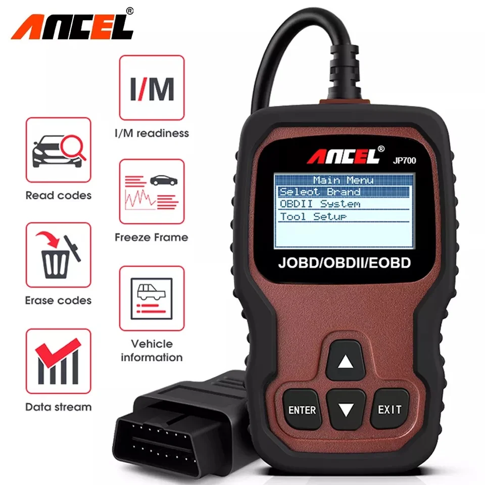 Ancel JP700 OBD2 Diagnostické nástroje na kontrolu použitia honda/toyota/nissan/mitsubishi/suzuki