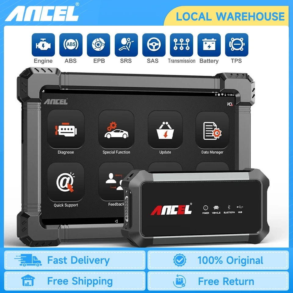 Ancel X7 OBD2 Automotive Scanner Bluetooth Professional Immo Engine TPMS D.PF ABS SAS Oil RESET PLNÝ SYSTÉM Diagnostický nástroj automobilu
