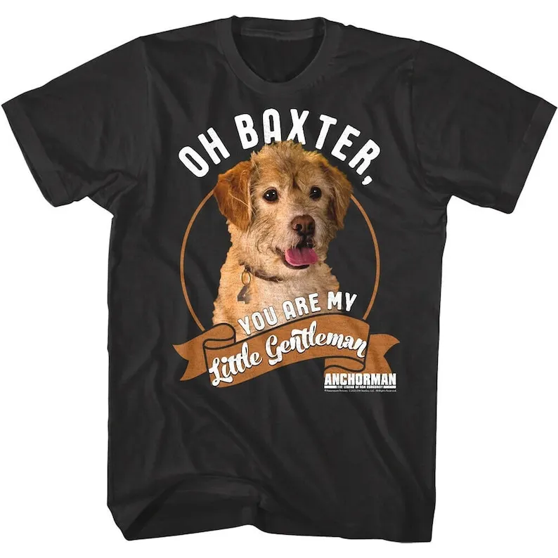 Anchorman košeľa Baxter môj malý gentleman filmový grafický odpalisko