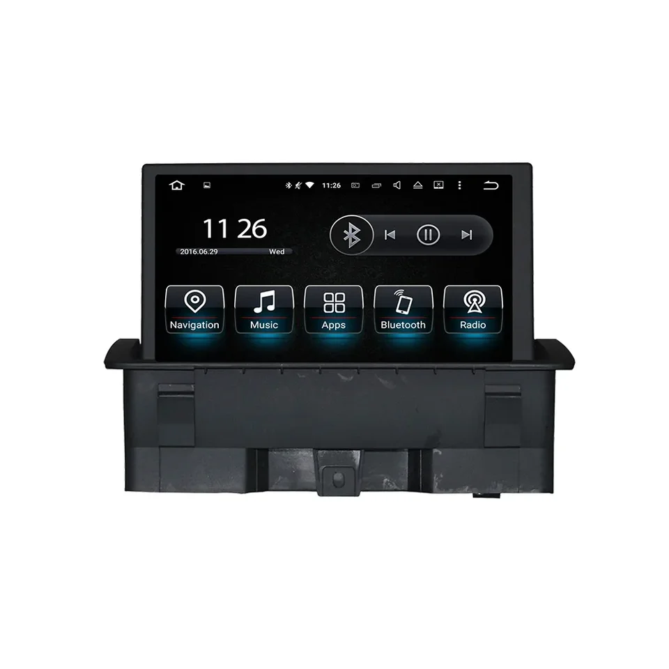 Android 10.0 8 -palcová vytiahnuteľná obrazovka pre Q3 A1 2013 - 2018 CarPlay Car Radio Multimedia Video Player Navigation GPS 2DIN