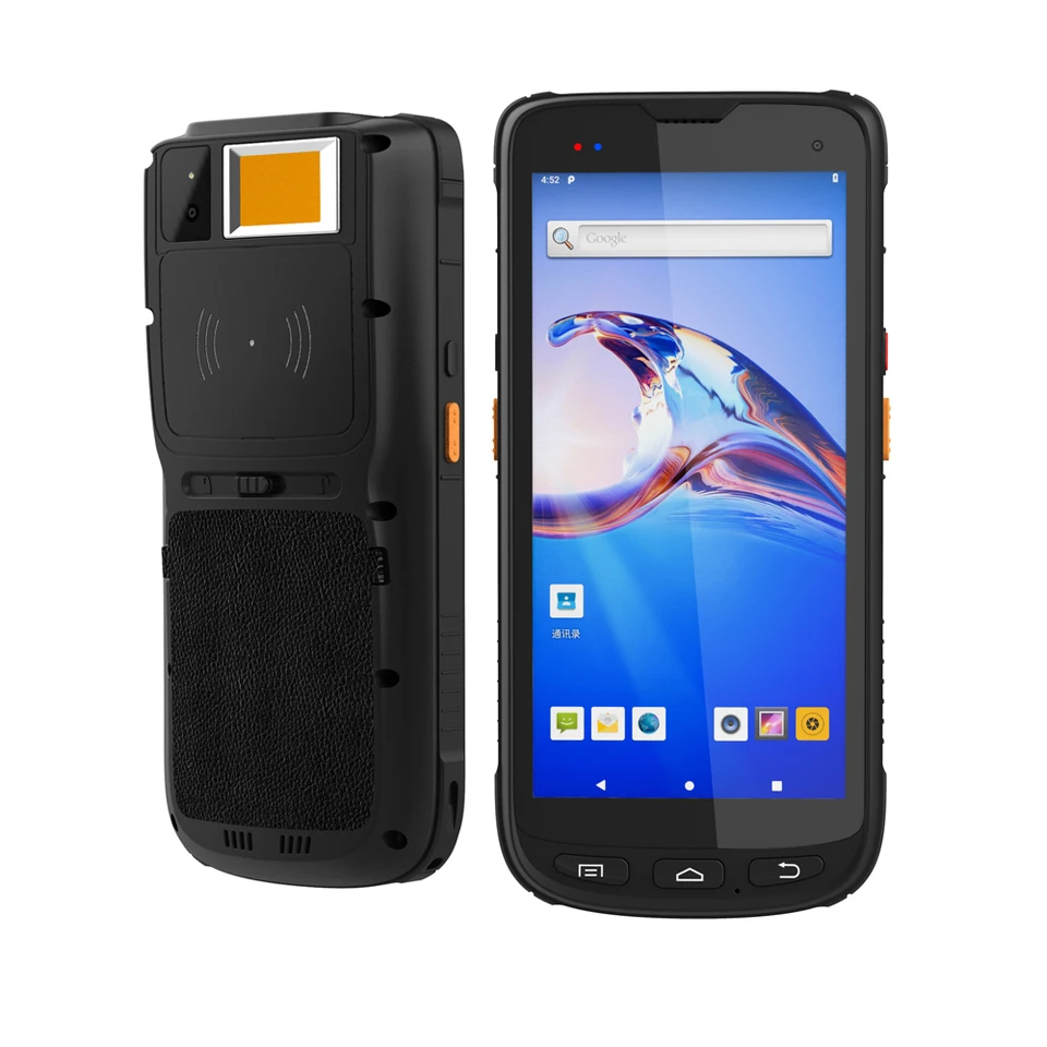 Android 10.0 Zberateľ mobilných údajov IP66 Rugged vreckový PDA 1D 2D čiarové skener UHF RFID čítačka