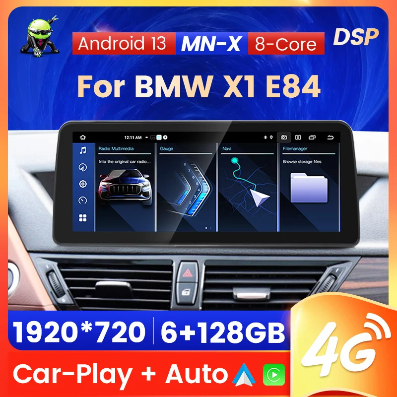 Android 13 Car Radio Stereo pre BMW X1 E84 2009 - 2015 Multimedia prehrávač GPS GPS Wireless CAR Play