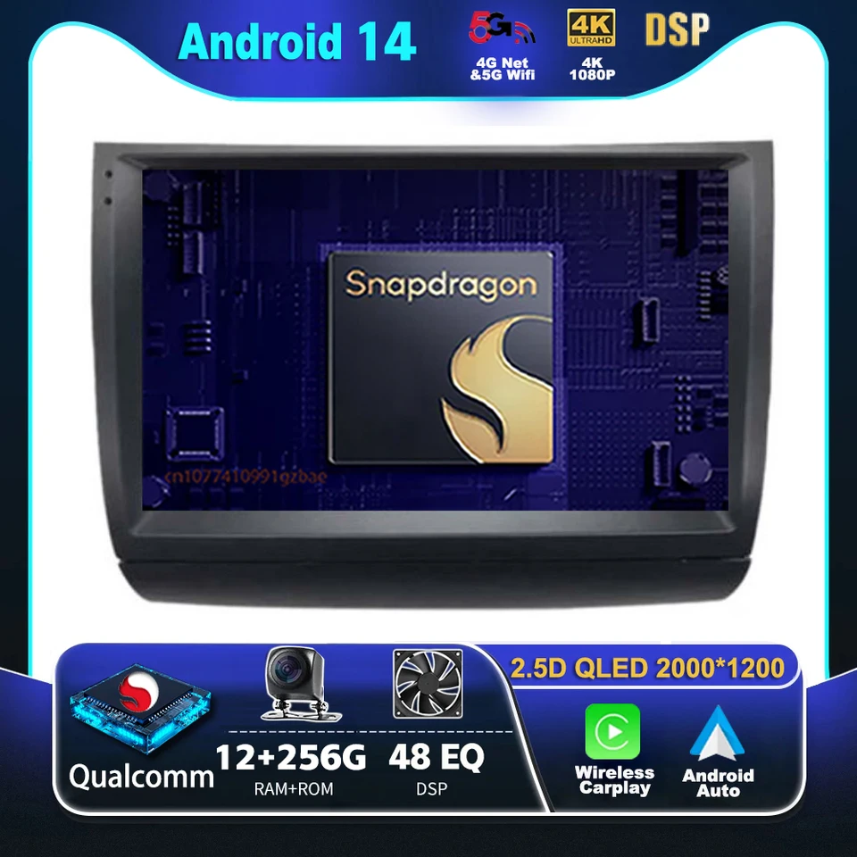 Android 14 CarPlay Car Radio pre Toyota Prius 20 2002 - 2009 multimediálny video prehrávač navigácia GPS Stereo BT DVD hlava DSP DSP