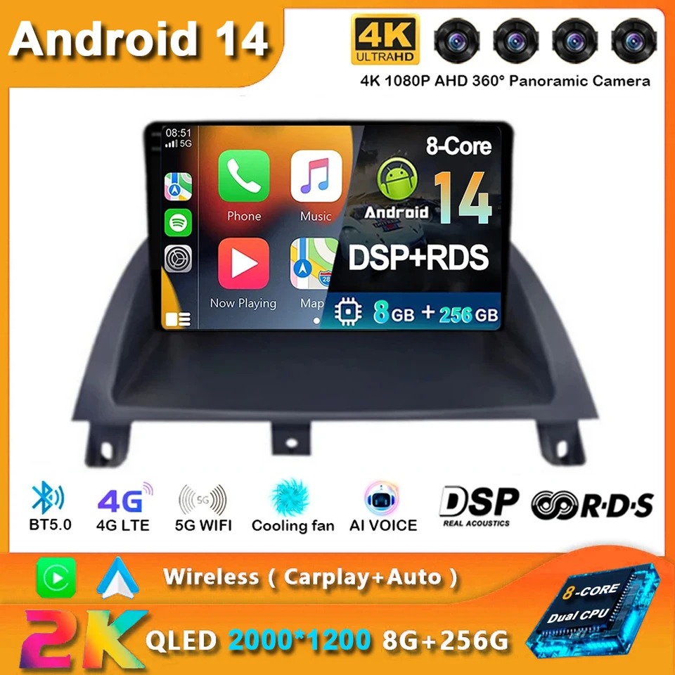 Android 14 pre MG 3 MG3 2011 2012 2013 2014 2015 2016 2017 - 2021 CarPlay Car Multimedia Radio GPS Stereo Screen Video Player