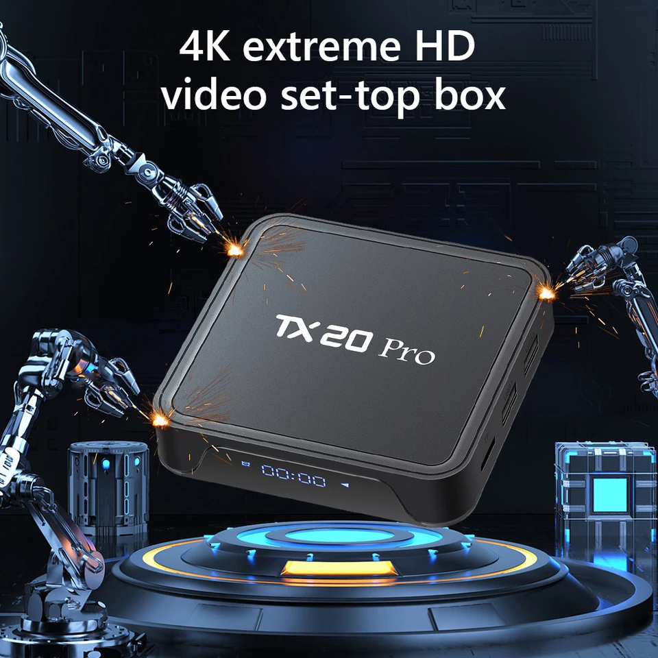 Android 15.0 Smart TV Box Dual WiFi BT5.2 4K HD Player Media 1 GB 8 GB Set Top Box Allwinner H313 Quad Core