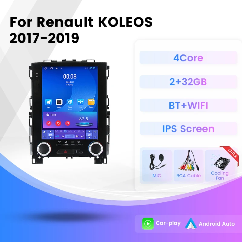 Android Auto Car Radio Multimedia Navigation pre Renault Megane 4 Samsung Koleos 