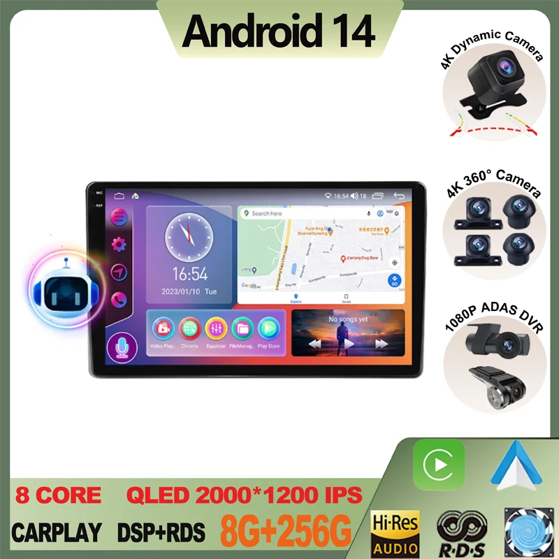 Android pre Mitsubishi L200 5 2018 - 2020 Automatické auto Radio Multimedia Video Player Navigation GPS č. 2din 2 DVD DVD CarPlay Screen