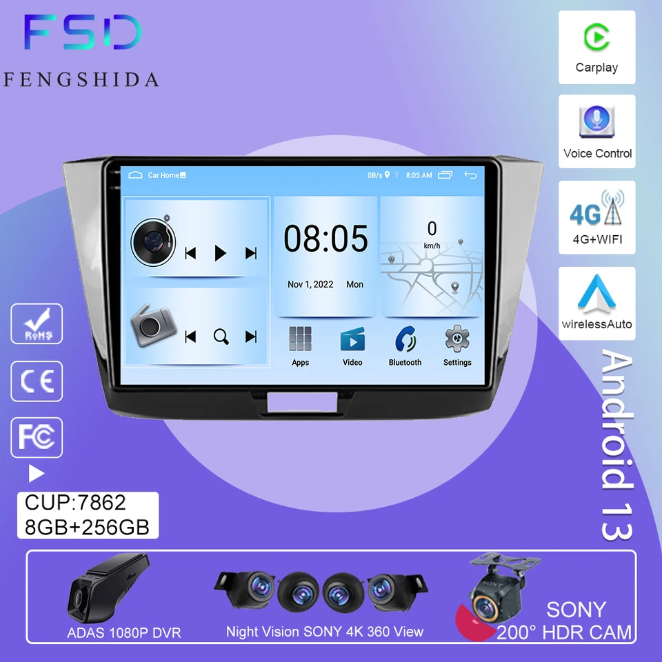 Android pre Volkswagen Passat B8 2016 - 2018 CAR Radio Multimedia Video Player GPS Navigation No DVD č. 2 DIN DSP Andorid Auto