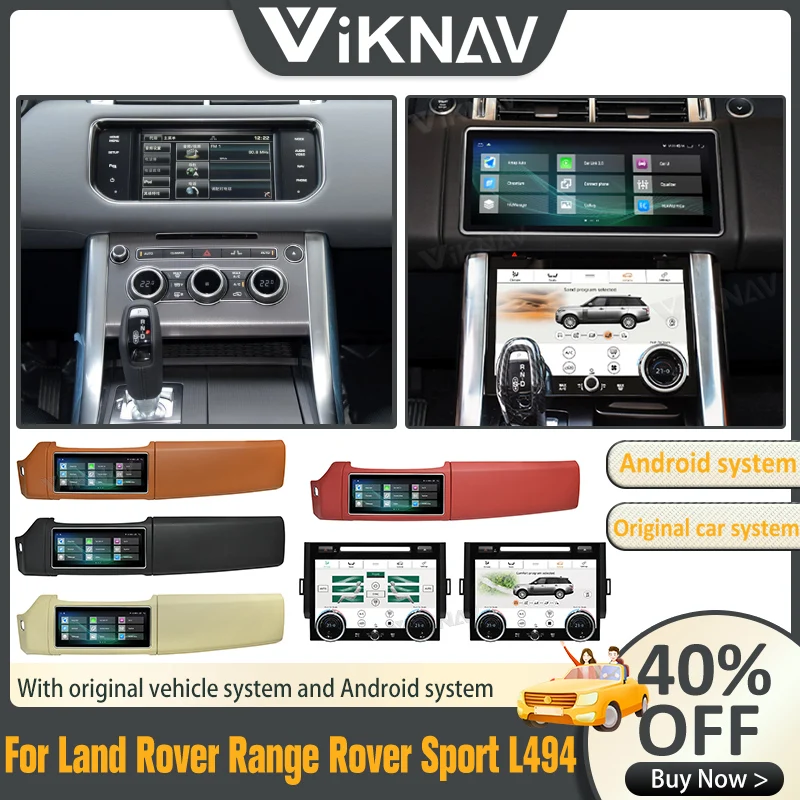 Android Stereo Car Radio pre Land Rover Range Rover Sport L494 2013-2017 Scrs GPS navigácia multimediálny hráč