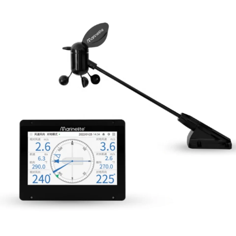 Anemometer Rýchlosť smeru vetra smerom vetra indikátor člna plachetnice na plachetnicu navigáciu