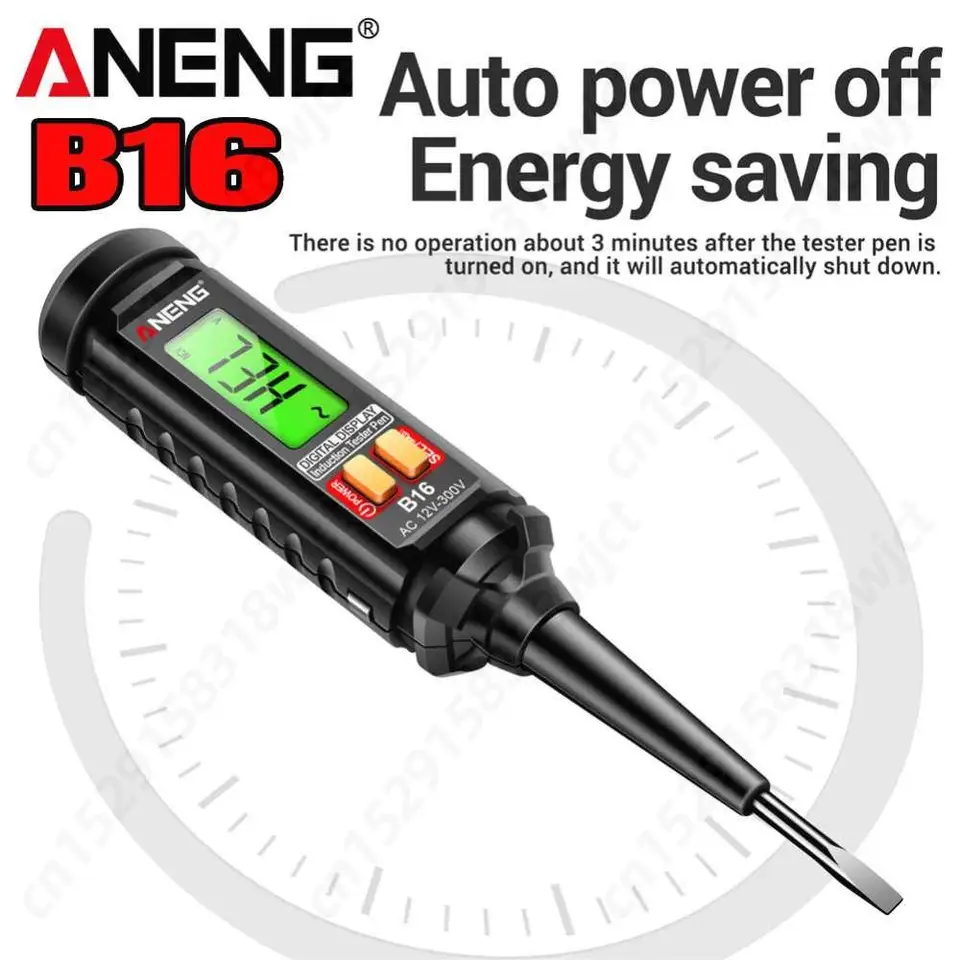 ANENG B16 DIGITÁLNE MELENIE PEN LNTELLIGENT SENSING NEVOKONATKÉ NEVOJNÁ NEZOBRAZENIE DETEKTORU NCV PAMING NCV TESTter