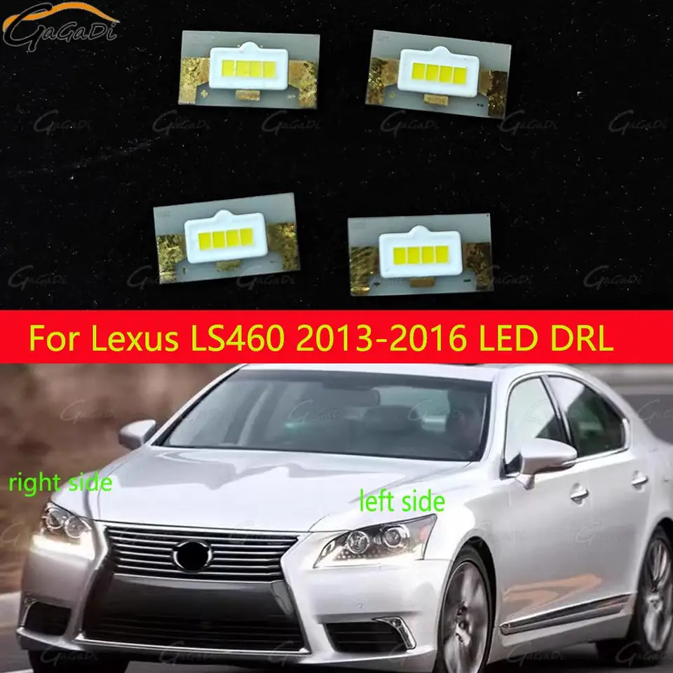 Angel Eye Svetlight Light Light Plate pre Lexus LS460 2013 2014 2015 2016 LED DRL DAYTIME Running Light Tube Bar