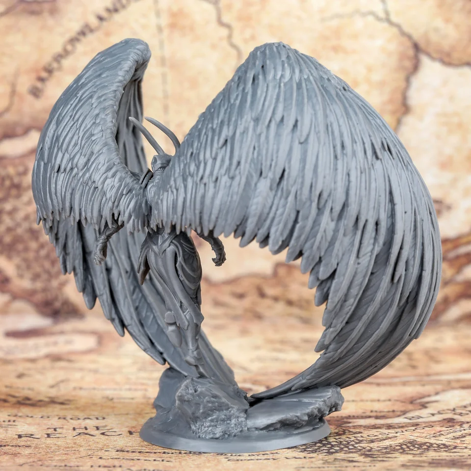 Angel Fighter 3d Miniature: Kvalitná figurína Dodecahedron pre stolné RPG - nevyhnutný darček pre hráčov
