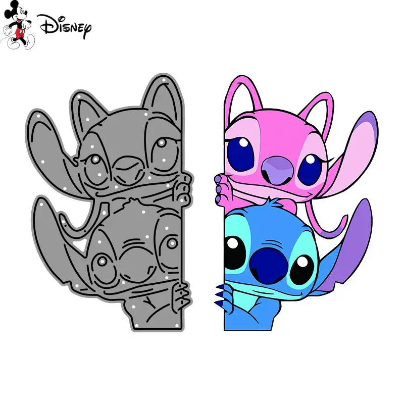 Angel Lilo a Stitch Cutting Des Disney Diecut for DIY Scrapbooking Razové papierové karty remeslá výroby nového 2022 Punch