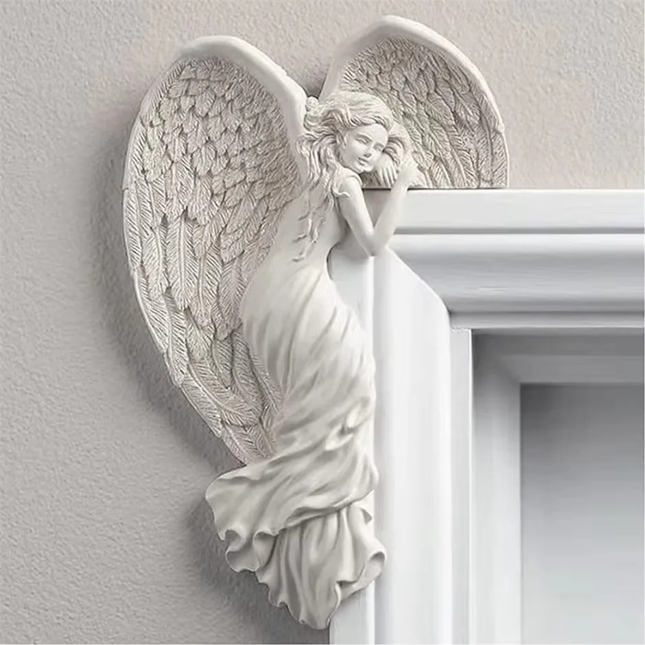 Angel Wings Home Gift Resin Craft Rám ORNATION CHURNÁ A OUTDORODÁLNE ZÁKLADNÉ ORIKÁLNE
