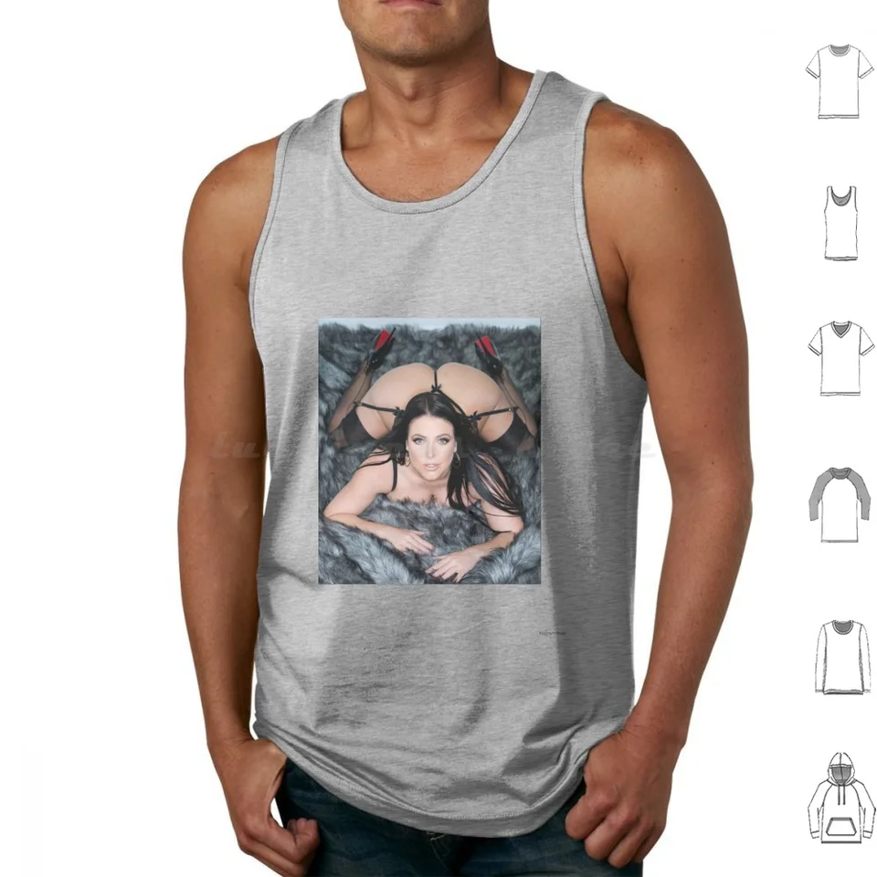 Angela White má peknú zadok Tops Tops Tlač bavlny Big Tits Angela White Gooner Závislosť