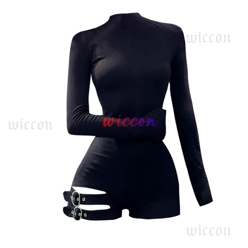 Anime 2B Cosplay kostým Ženy Overlord Albedo Sexy Ada Wong Bodysuit Leg Belt Belt Suit Little Heroine Shipsuit Halloween oblečenie