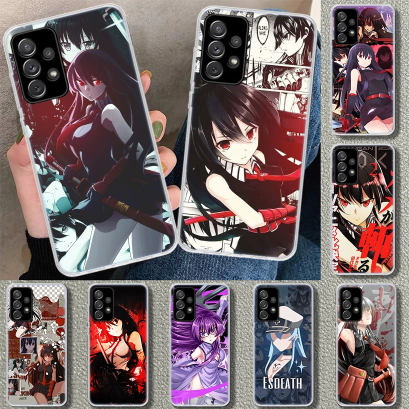 Anime Akame Ga Kill Cover Puzdet Pase pre Samsung Galaxy A51 A51 A50 A50 A70 A40 A30S A20E A10 A41 A31 A21S A11 A1 A6 A6 A7 A8 A8 Coque Coque