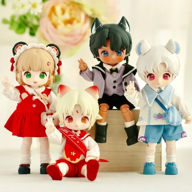 Anime akcia Nagi bjd slepý box Exchange Series Series figúrka prekvapenie tajomstvo hádajte tašku kawaii modely deti roztomilé hračky darčeky