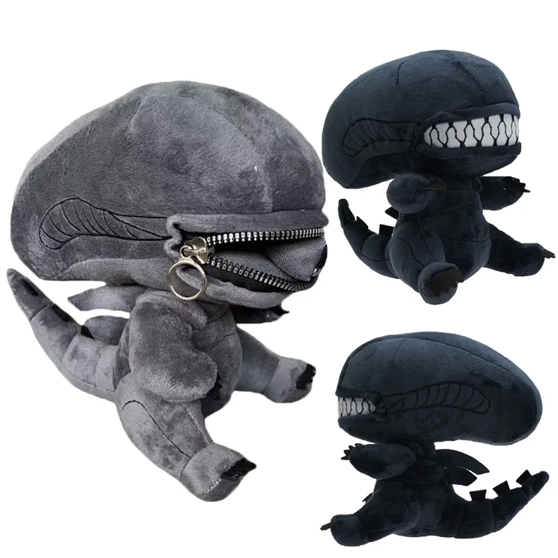 Anime Alien Xenomorph v tvare zipsu Plyš na zips Plush Hračky plnené hračky kawaii plyšové vankúše karikatúry dekorácie trendy hračky narodeniny