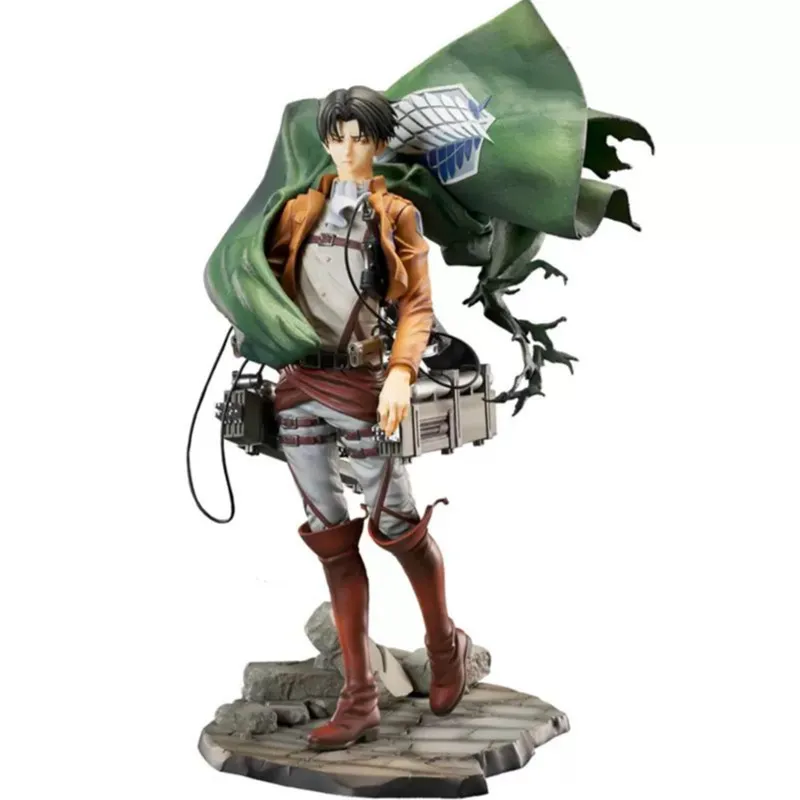 Anime Attack na figuríne Titan Levi Ackerman PVC Obrázok hračky 26 cm