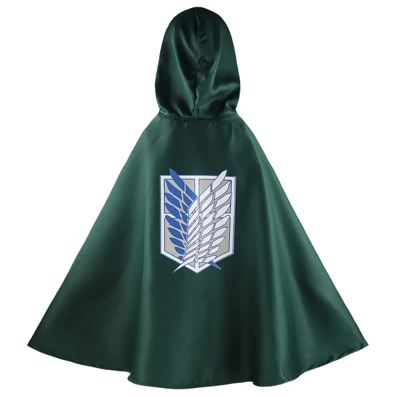 Anime Attack pre dospelých na kostýmoch Titan Cosplay Green Cloak Shingeki no Kyojin Scouting Legion Anime Cosplay Green Cape Men oblečenie