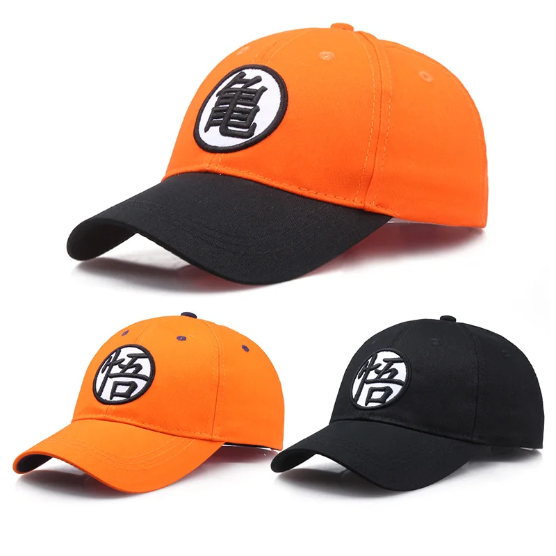 Anime baseballový klobúk pre mužov Ženy nastaviteľné príležitostné hiphop bavlna Snapback čiapka Goku Monkey King Kakarotto Cosplay Sun Hats Dragon