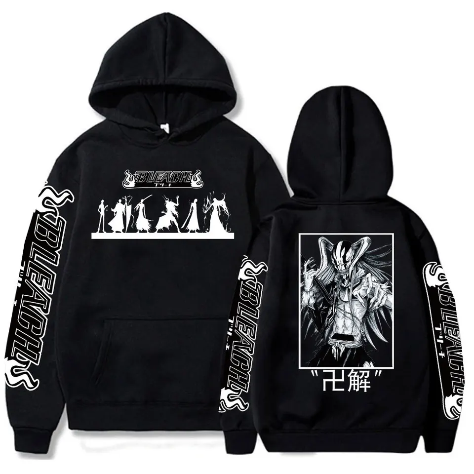 Anime Bleach Kurosaki Ichigo Devil tlačené mikiny mikiny unisex módne módne športové oblečenie Topy Tops karikatúru mikiny