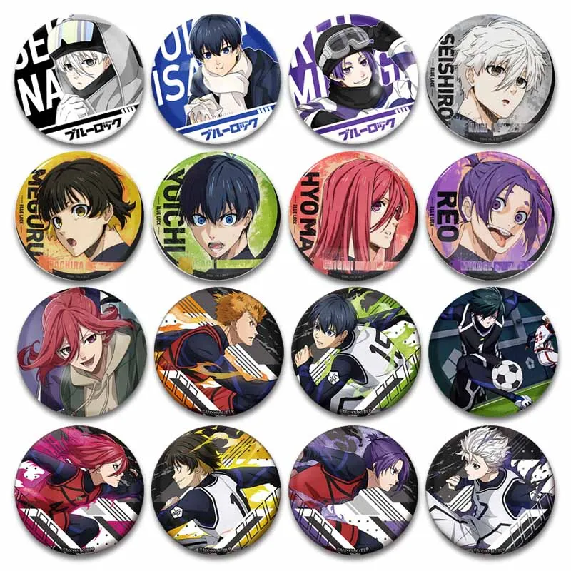 Anime Blue Lock Postavy Tinplate Broš