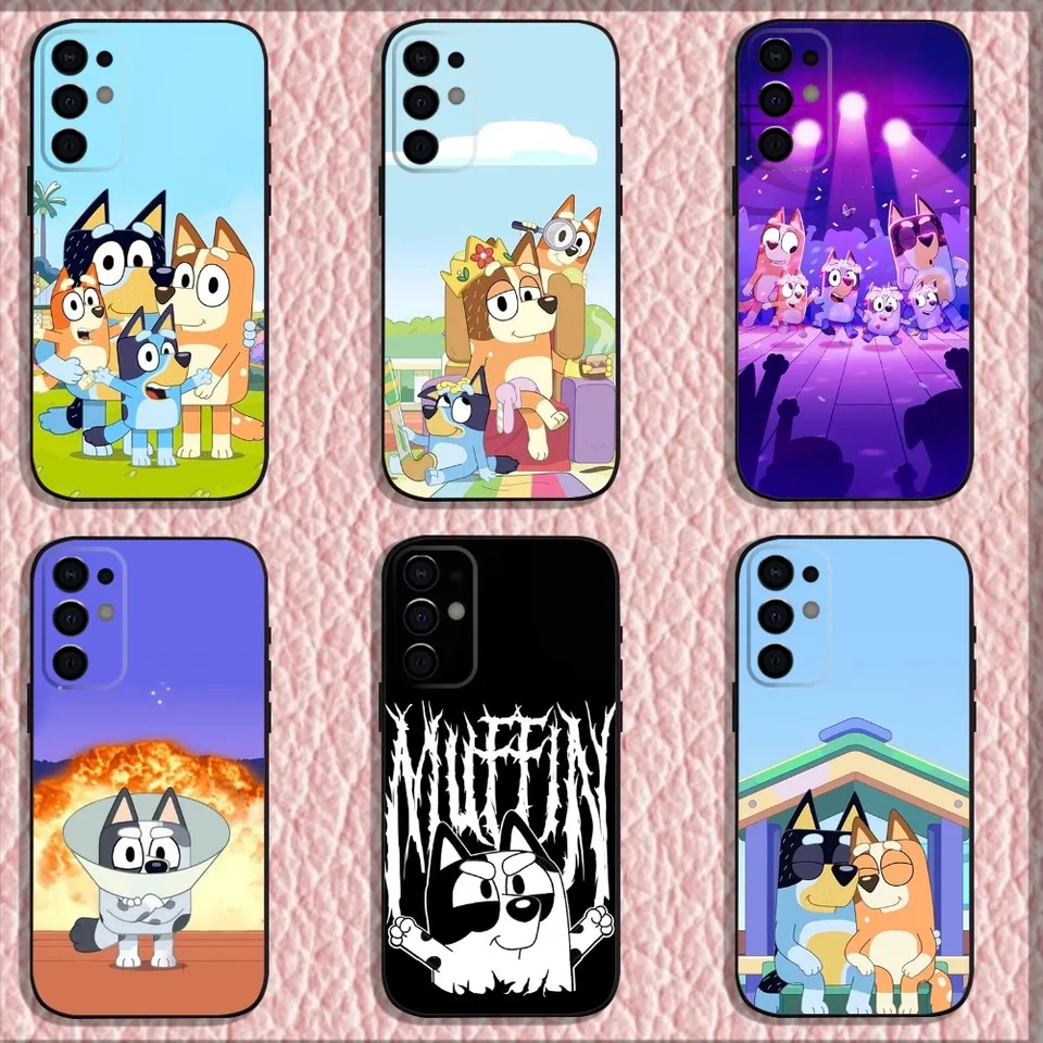 Anime Cartoon Blue-Sys-B-Bingo Pase pre Samsung S24, S21, S22, S23, S30, Ultra, S20, Plus, Fe, Lite, Note, 10,9,5 G čierna mäkká škrupina