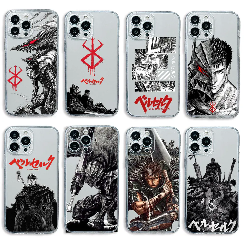 Anime Clear Case pre Samsung A73 A72 A71 A53 A52 A51 A50 A50 A42 A32 A30 A23 A22 A13 A12 A11 A35 A55 Berserks 5G 5G