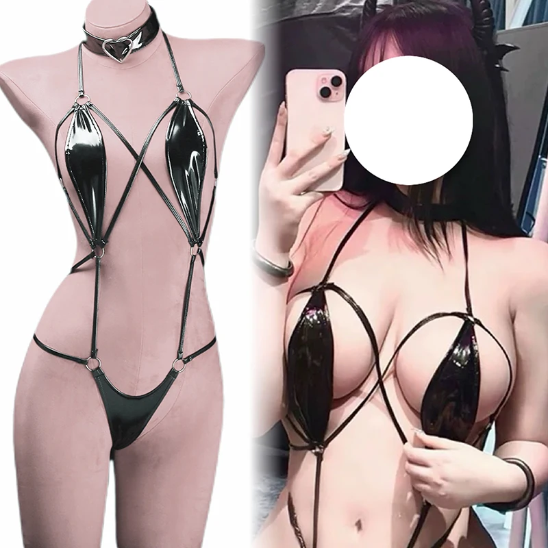 Anime cosplay malá diabol cosplay originálne sexy kombinézy spodná bielizeň kostýmy duté pre ženy halloweenske kostýmy temné série