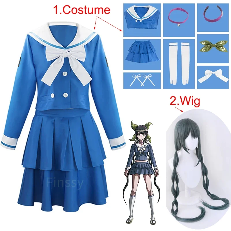 Anime Danganronpa Chabashira Tenko Cosplay kostým dámsky námorník oblečenie Halloween Carnival Show oblečenie