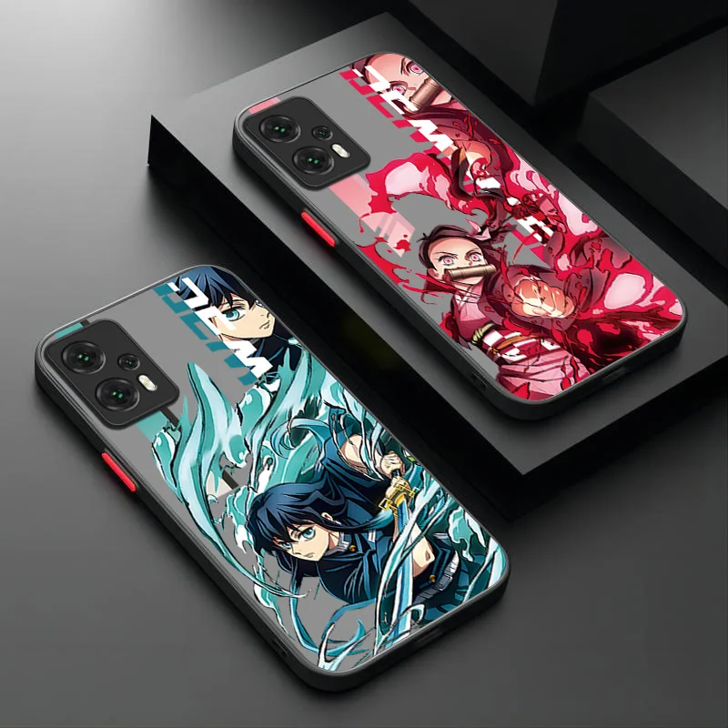 Anime Demon Slayer Case pre Xiaomi 13T 12T 11T 10T 13 12 11 Lite 5G NE POCO X6 M6 PRO 4G X3 NFC X4 GT X5 F3 F4 F5 F6 M5S C65