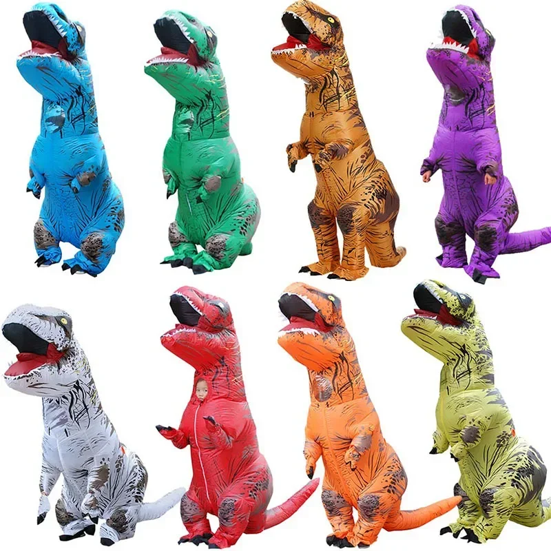 Anime dino nafukovací kostým maskot maskot cosplay halloween pre mužov Ženy Kid cosplay vianočné vtipné obleky 120-200 cm