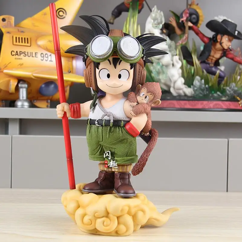 Anime Dragon Ball Monkey GK Xiaowu Prázdny ručný letový oblek letecký oblek Super Saiyan PVP