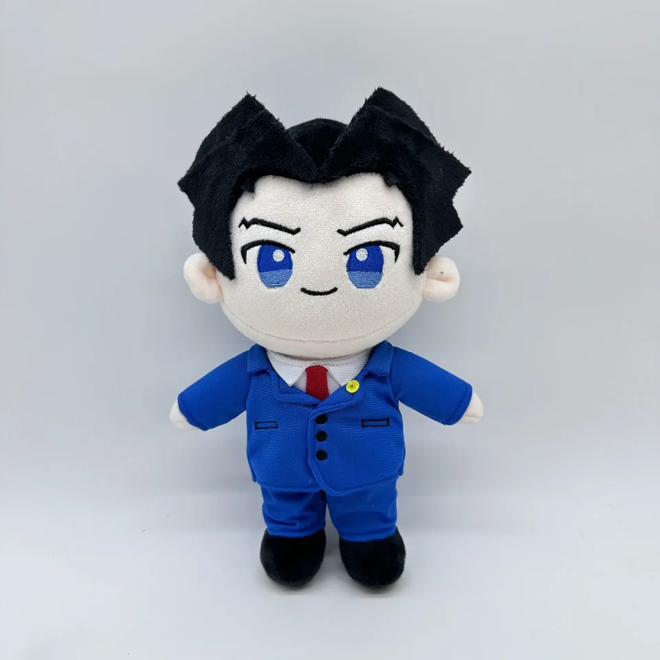 Anime eso prokurátor Phoenix Wright Miles Edgeworth plnená bábika vianočná mäkká bábika pre darček k narodeninám detí