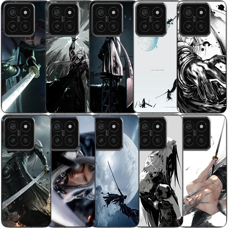 Anime Final Fantasy 7 Bloodybeni Clear Telefón pre puzdro pre Xiaomi POCO X6 X5 PRO X4 X3 NFC F4 GT F6 F5 F3 M5 M5S M4 M3 PRO F2 F1 TPU
