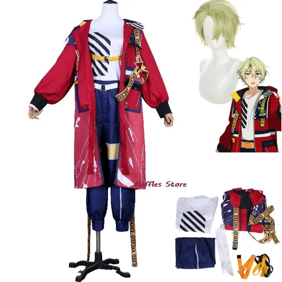 Anime Game Ensemble ES2 Hviezdy Tomoe Hiyori Cosplay kostým ES hudba 6 výročie Prekračuje tím Uniforma parochne muža večierok