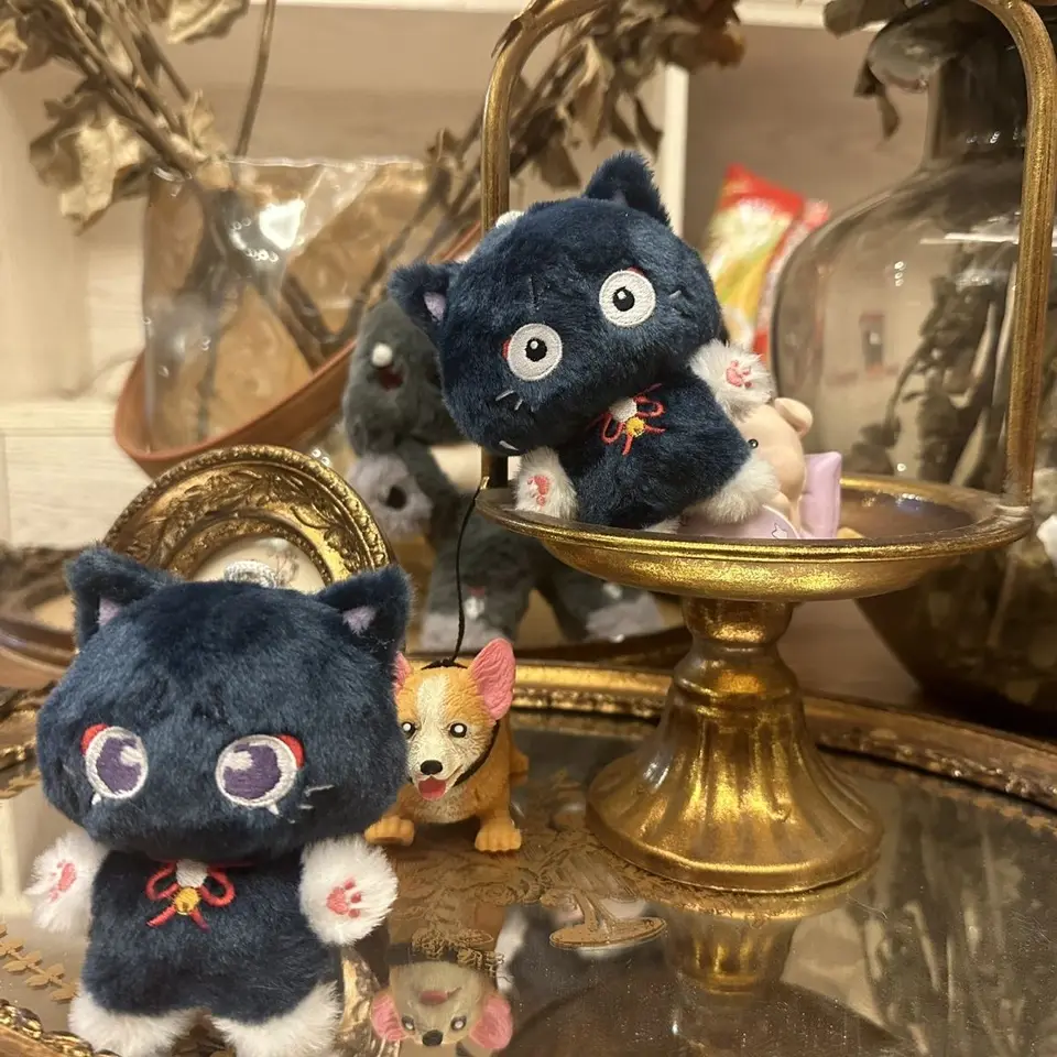 Anime Genshin Impact Balladeer Wanderer Plushie Game Cute Cat Dolls plyšové plnené bavlnené prívesky