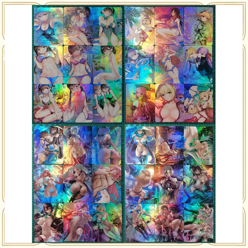 Anime Goddess Story DIY ACG RAM Ram Miku Card Games Games Hračky Zberateľné karty Birthday Darčeková hra Darček Pokémon Rosa Touko Iono