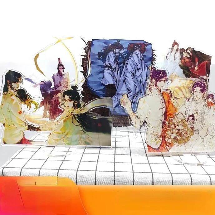 Anime Heaven's Oficiálny požehnanie xie lian hua cheng akrylový stojan modely hračky tian guan ci fu shi akrylová postava