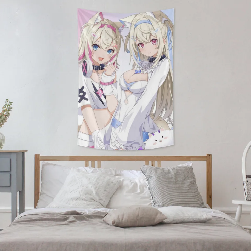 Anime Hollolive Kawaii Tapištier Home and Decoration Wall Art Tapitíl