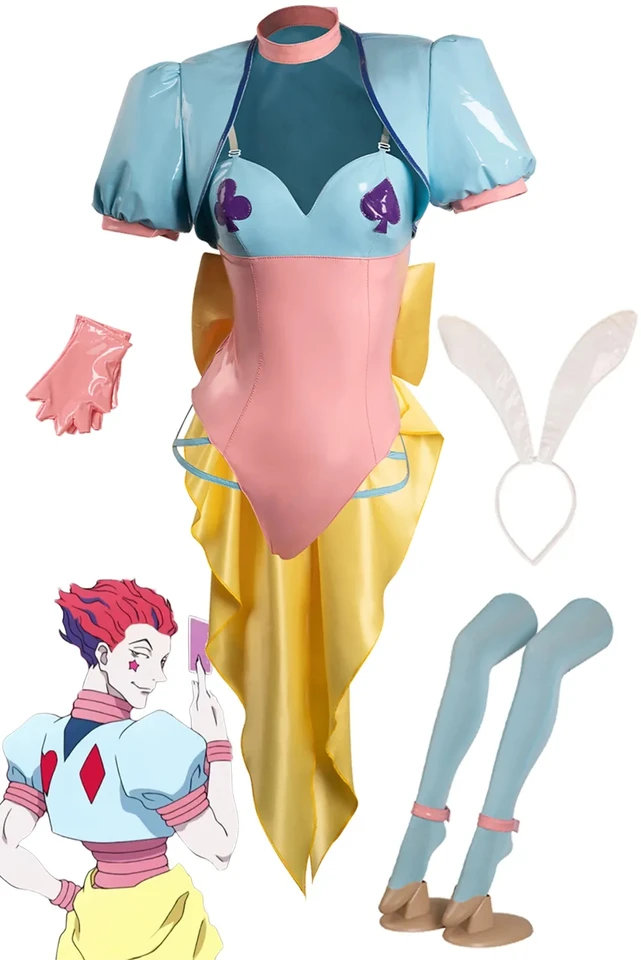Anime Hunter X Hunter Bunny Girl Hisoka Cosplay sexy ženy kostým roleplay fantasia Halloween Carnival Party Cloth pre maskovanie