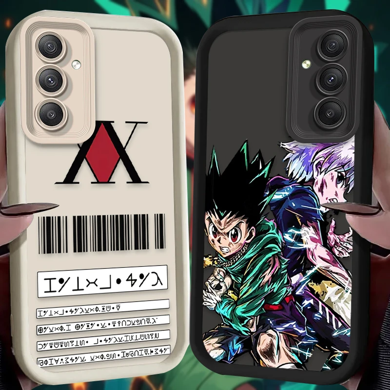Anime Hunter X Hunters Silikone Case pre Samsung Galaxy S25 S24 S23 Ultra S22 S21 Plus Fe 5G A54 A34 A14 A73 A53 A33 5G Cover
