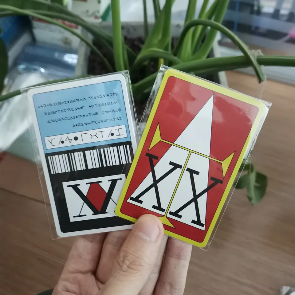 Anime Hunter × Hunter License Card Cosplay Hisoka Kurapika Killua Zoldyck PVC Cards Collection Ress