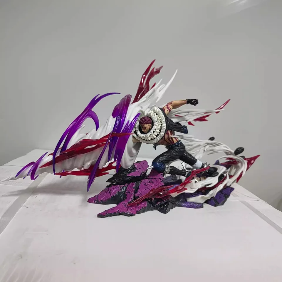 Anime jeden kus Charlotte Katakuri Mochi Tsuki Battle Ver. GK PVC akčná figúrka Socha zbera