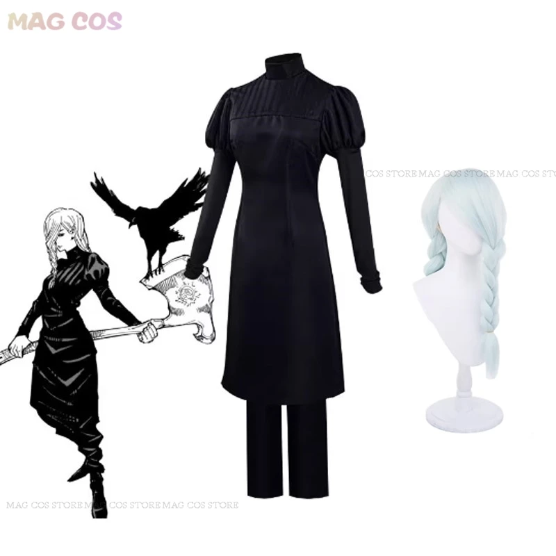 Anime jjk sezóna 2 Mei Mei Cosplay kostým Braid mei mei parochne nohavice tokyo jujutsu dievčatá s vysokou uniformou shibuya incident