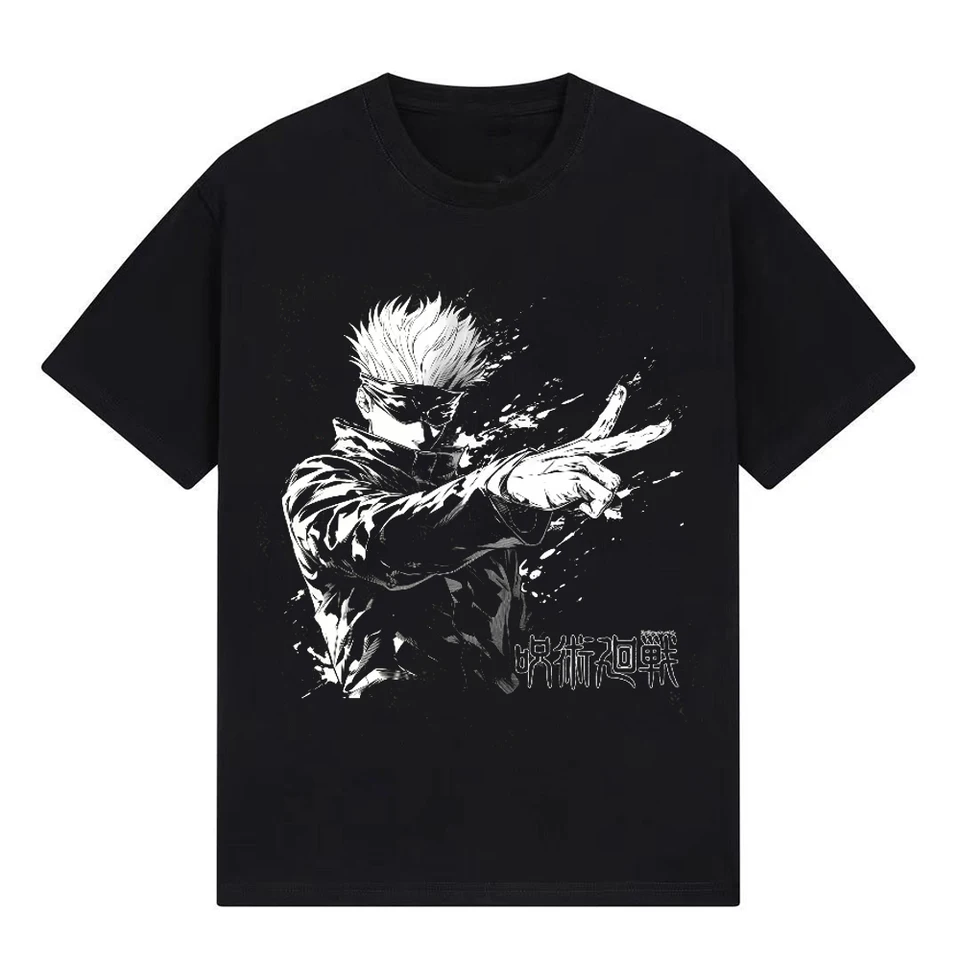Anime jujutsu kaisen gojo sacotu t tričká Men Men ženy bavlnené tričká Harajuku Ryomen Sukuna Retro pre mužov