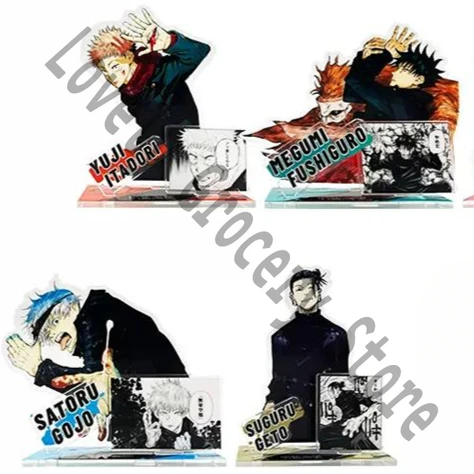 Anime jujutsu kaisen Satoru gojo itadori yuji fushiguro megumi geto Suguru cosplay akrylový stojatý znak Ornament vianočné halloween